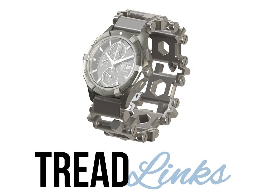 leatherman tread watch with treadlinks render